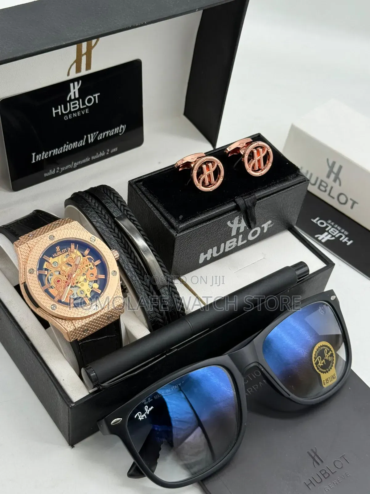 Exclusive Hublot Leather Masculine Set