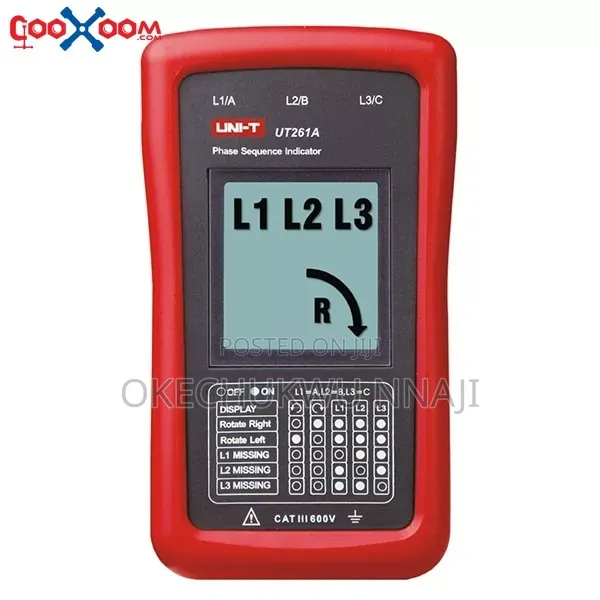 3-Phase Rotation Meter + Ac Phase Sequence Indicator 40v-690v