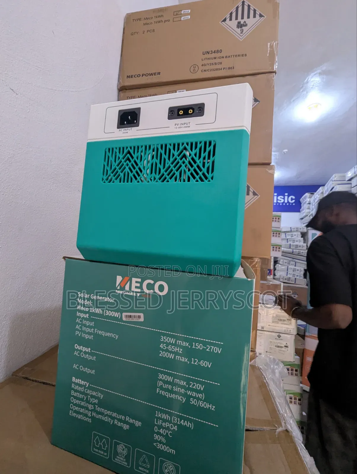 Meco 1kwh(300watts) Solar Power Tank Available in Stock.