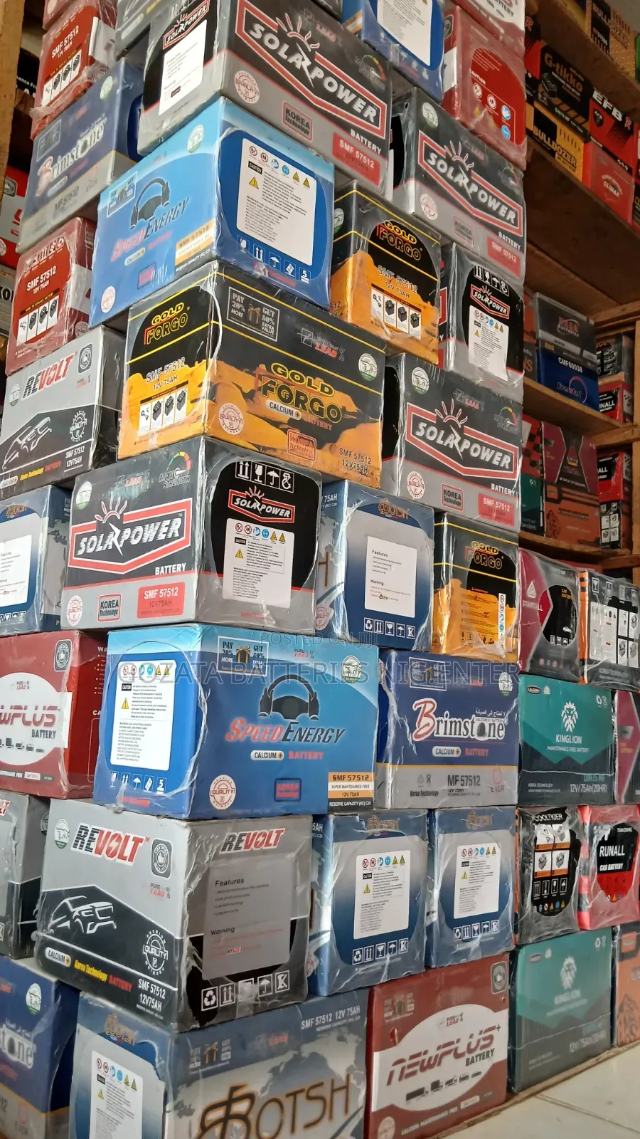 Sola Power Car Battery 75ah