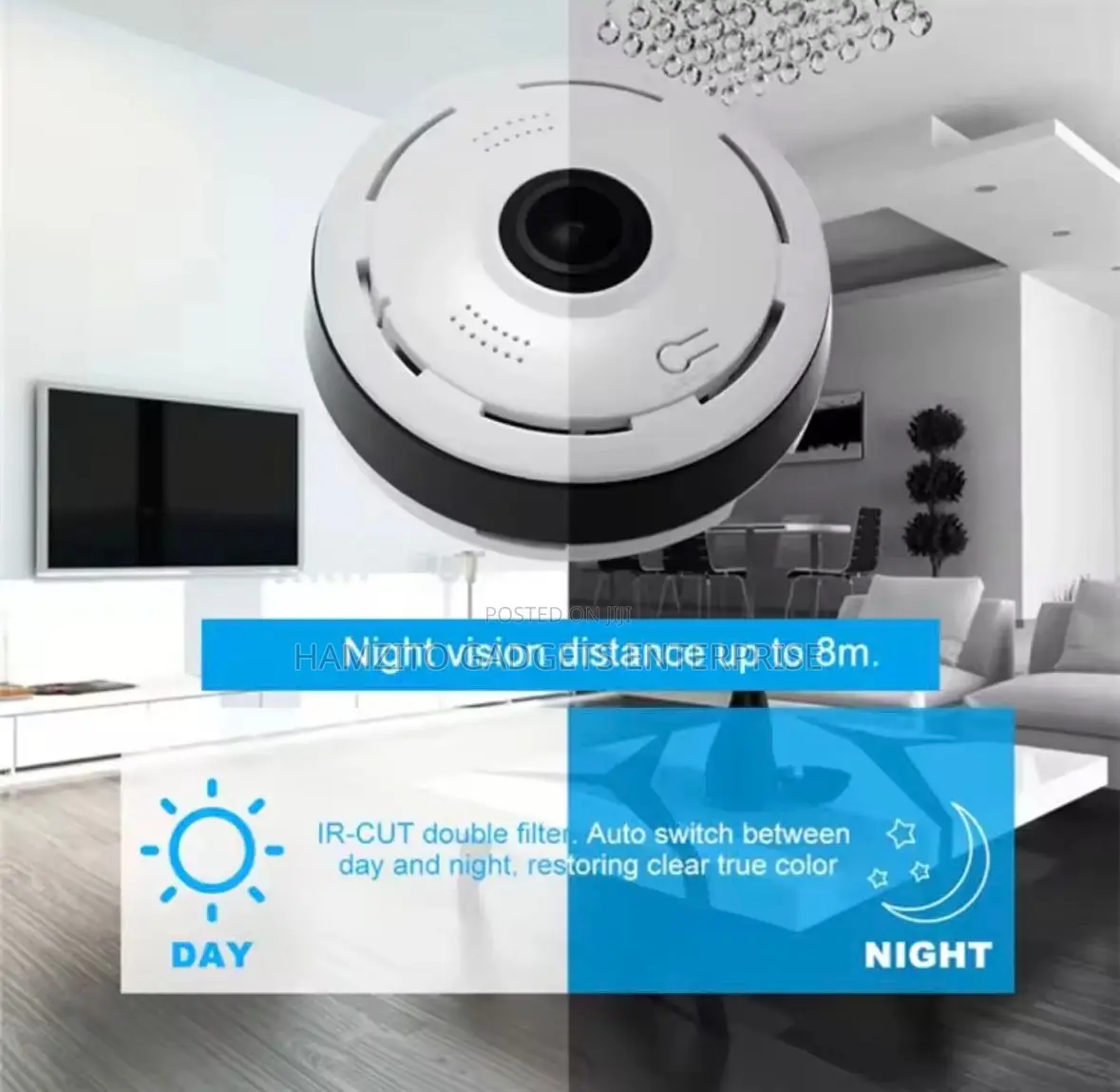 360 Degree Fish Eye Wifi Camera