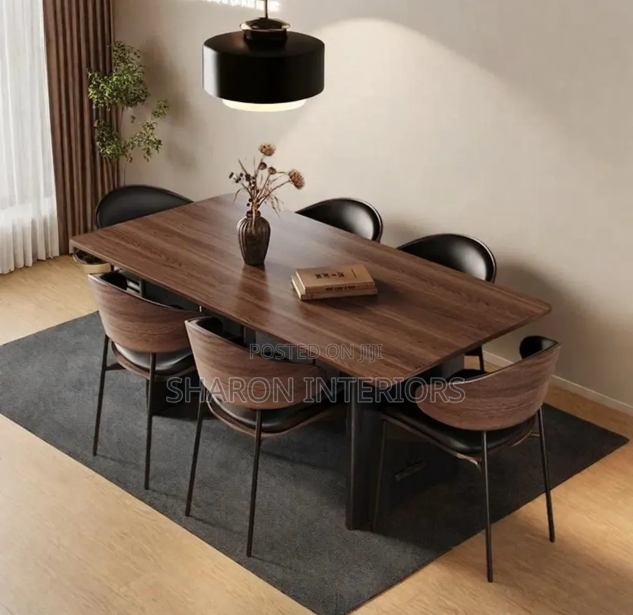 Wooded Top Dining by 6