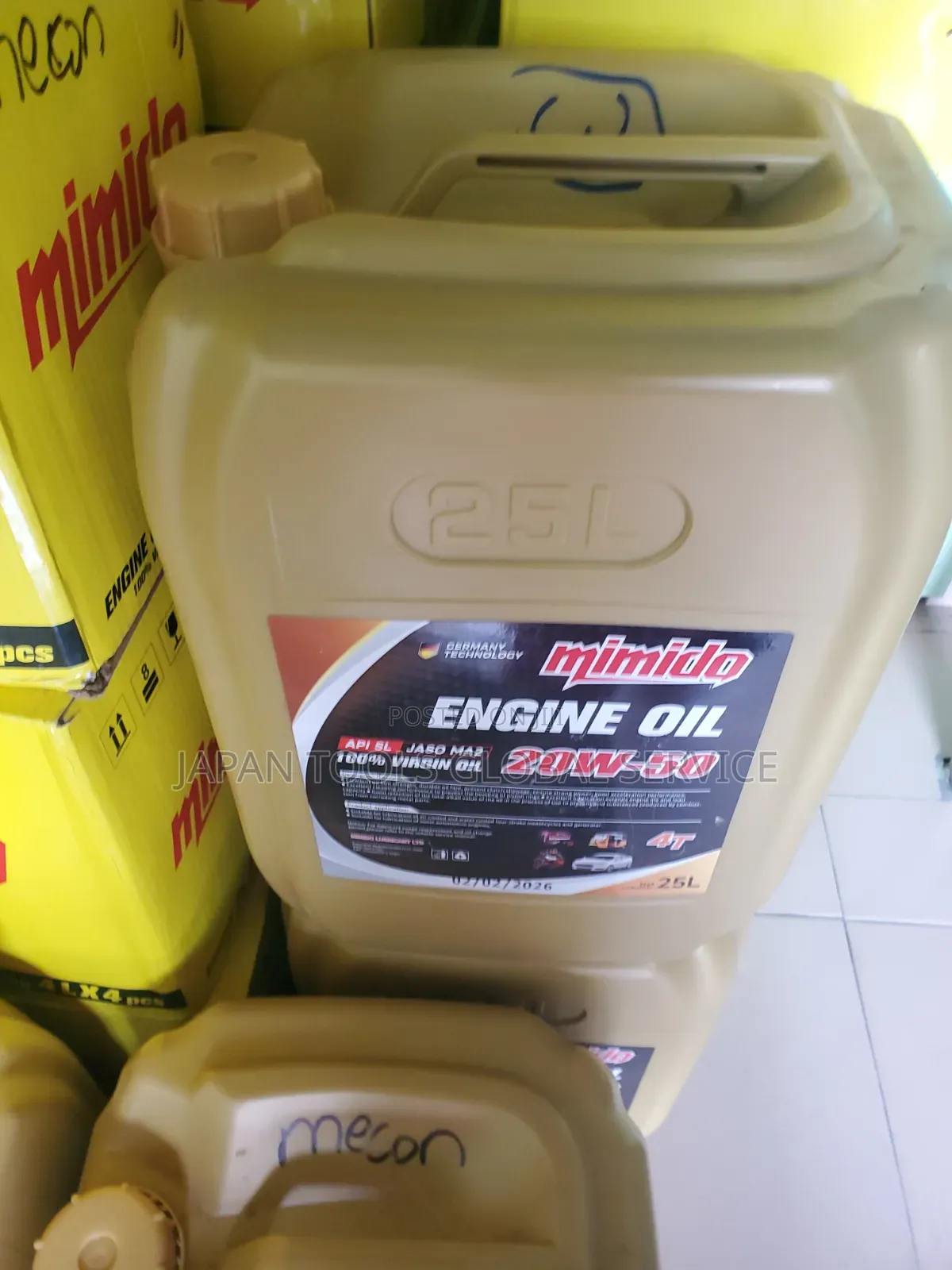 Mimido Engine Oil 20w-50 (25liters)