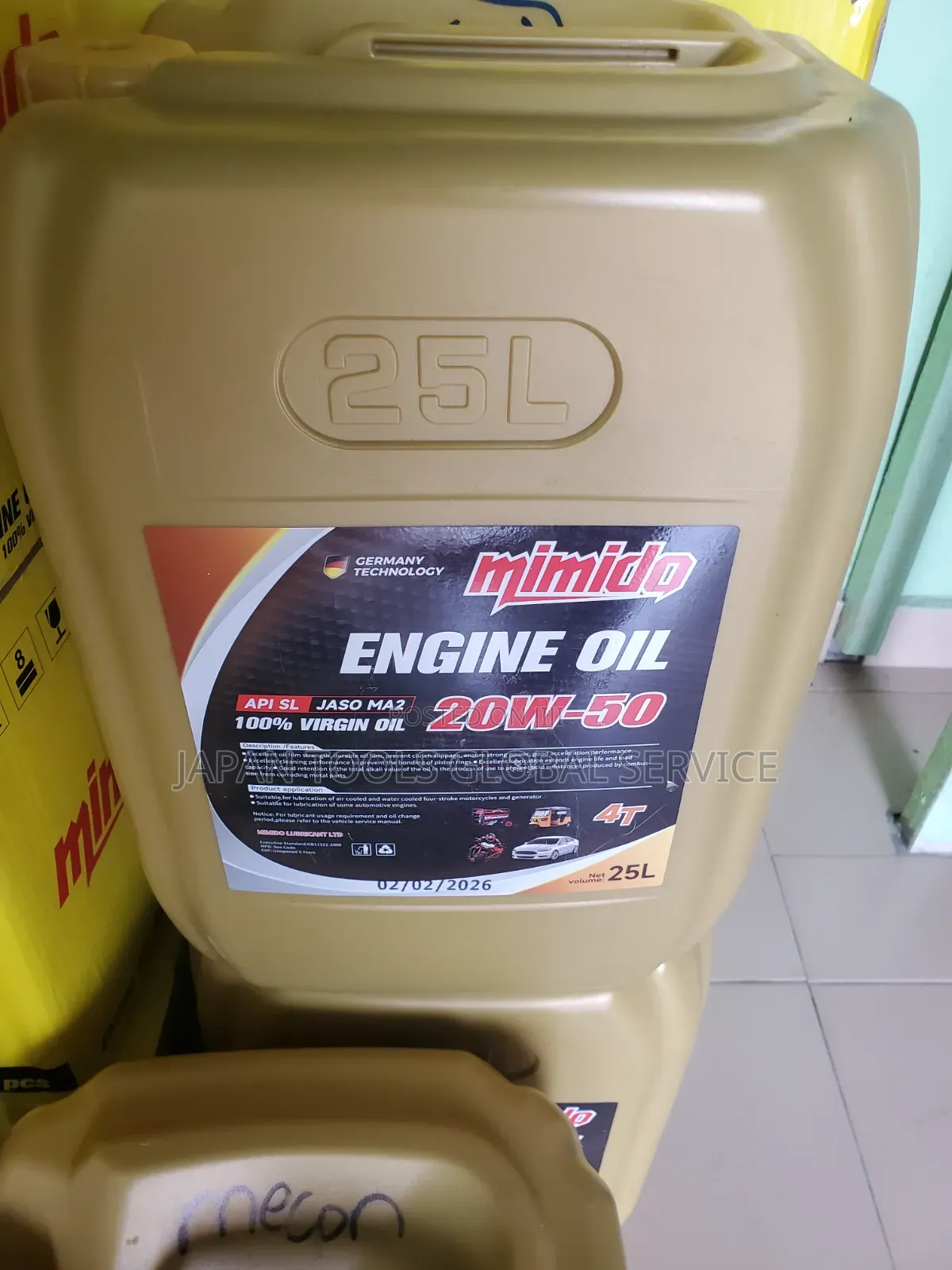 Mimido Engine Oil 20w-50 (25liters)