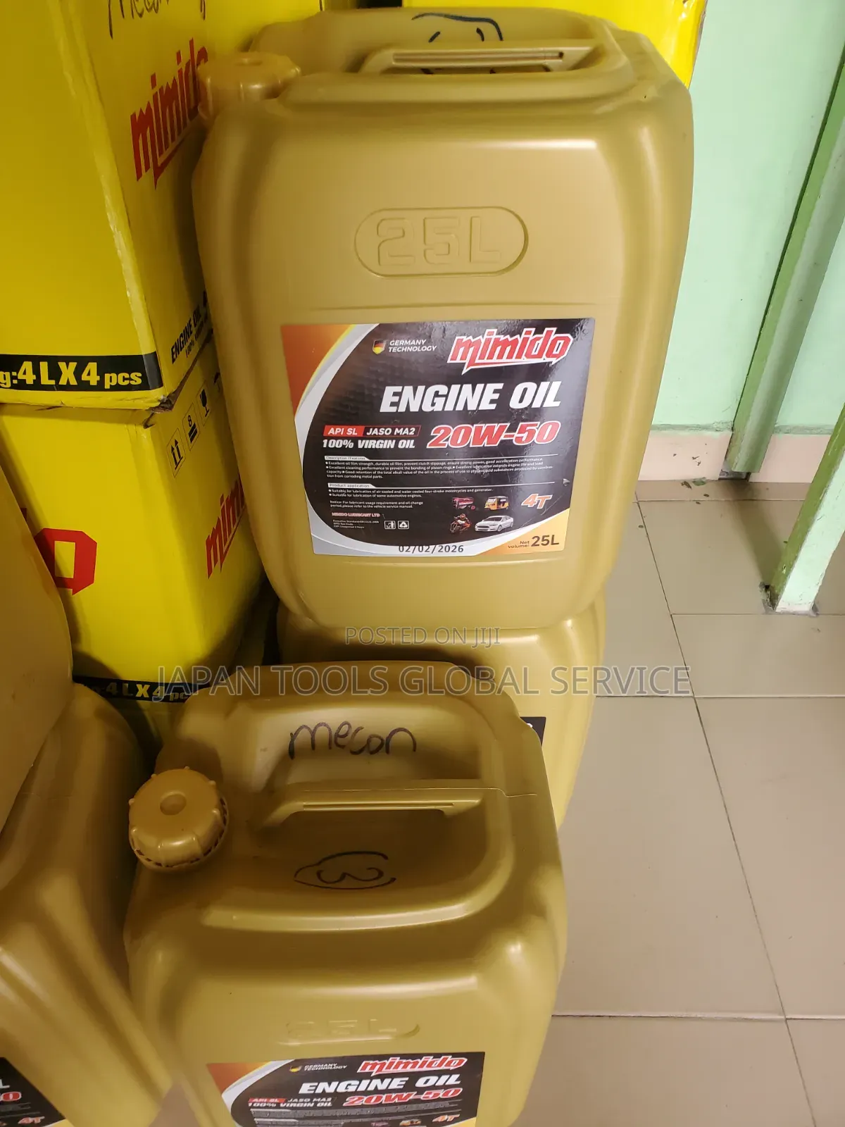 Mimido Engine Oil 20w-50 (25liters)