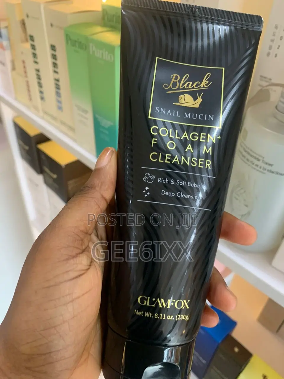 Glamfox Rice Niacinamide Toner Cleansing Oil Black Snail Cleanser