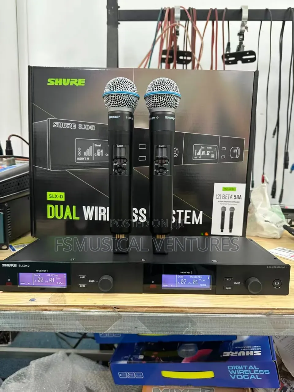 Shure Slxd24d/Beta58 Digital Wireless Dual Handheld Microphone
