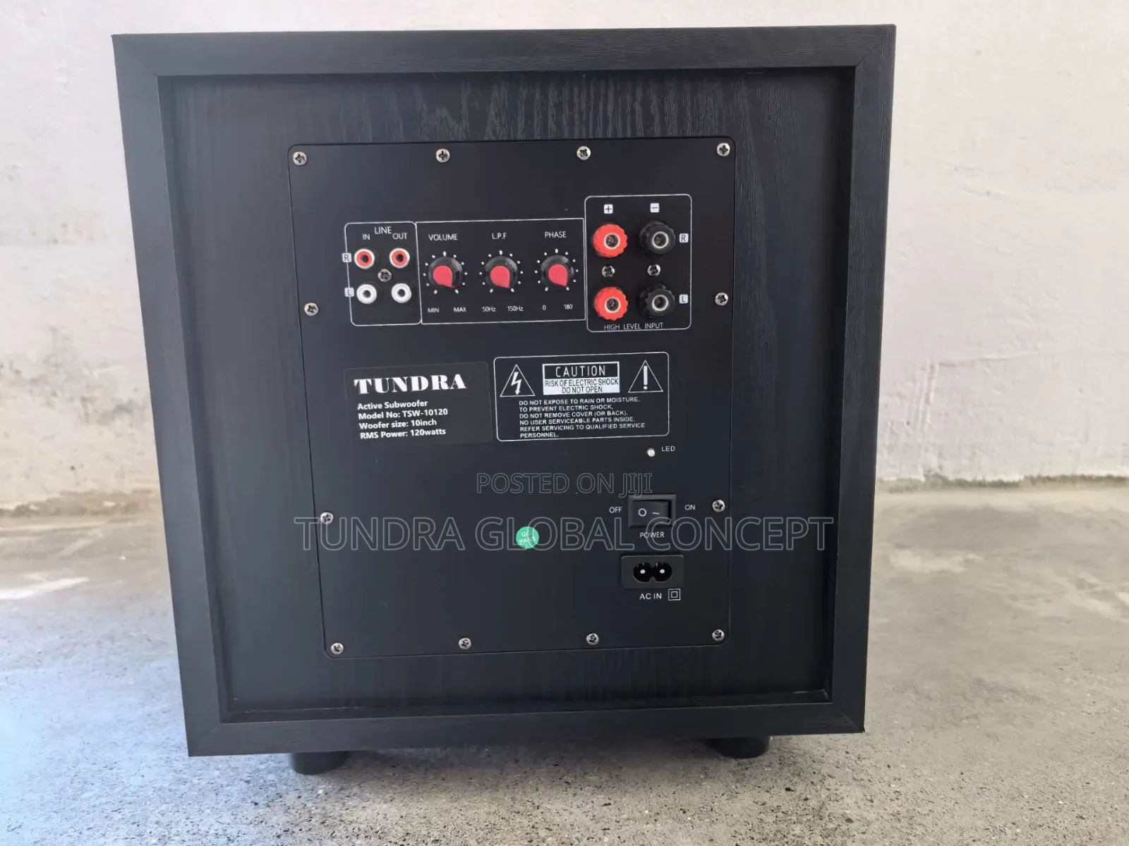 Tundra 10inches Floor Active Subwoofer 120watts