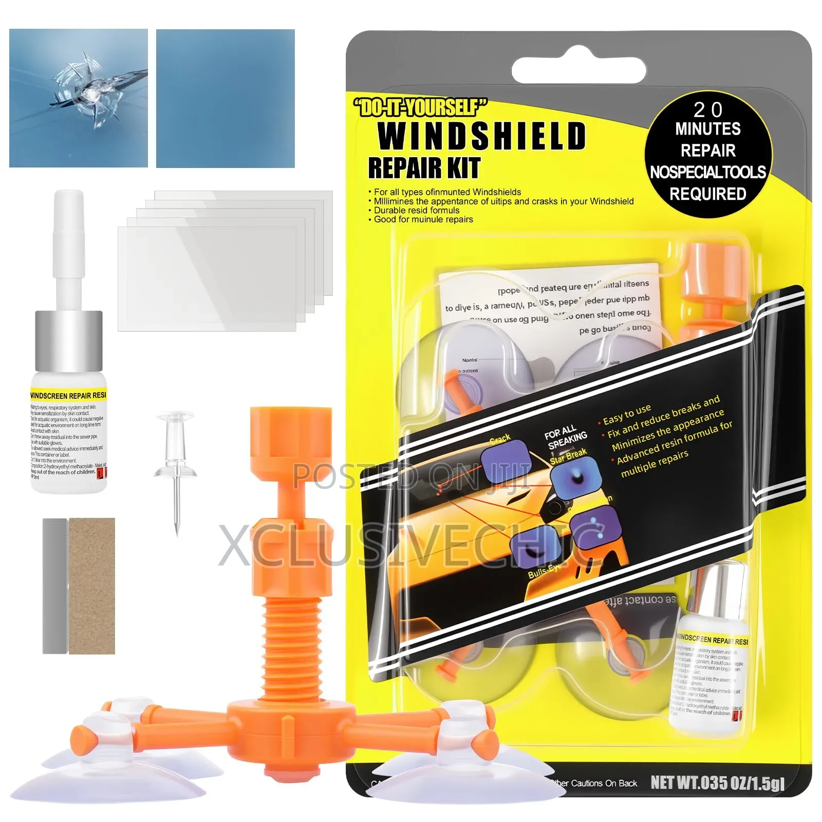 Do It Yourself Windshield Repair Kit