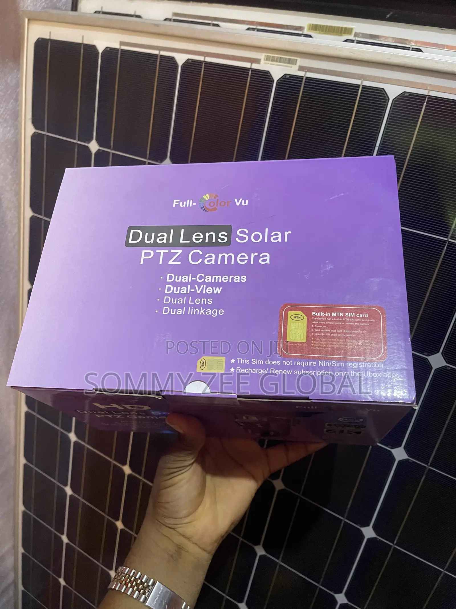 DMC Dual Lens Solar PTZ Camera