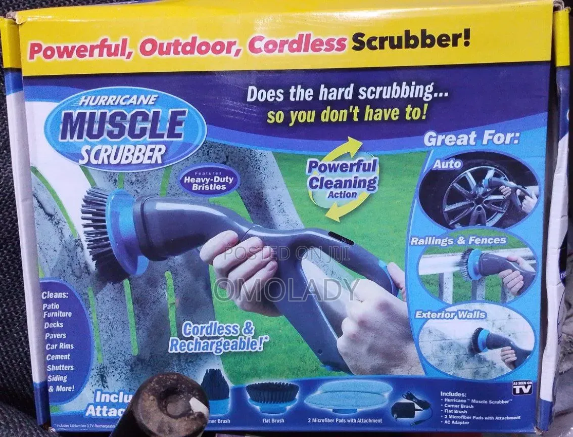 Cordless and Rechargeable Hurricane Muscle Scrubber