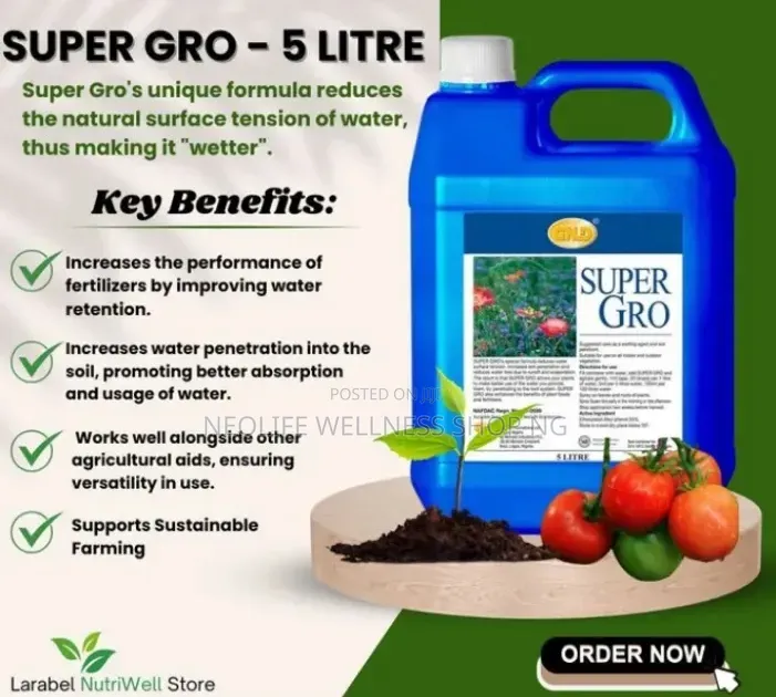 5l Super Gro Liquid Fertilizer | Farmers | Fast Nationwide Delivery