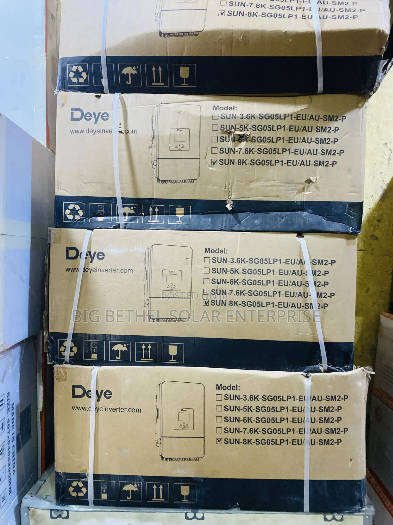 8kva Deye Solar Hybrid Industrial 3phase Power Inverter