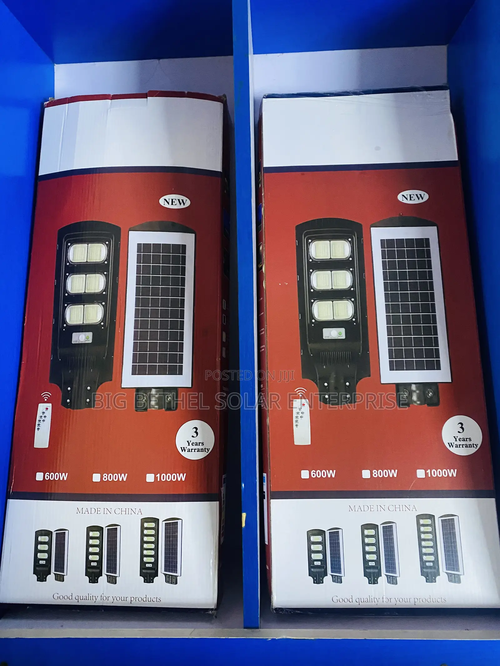 Bbse 600w All in One Solar Street Light 6eye With 3years