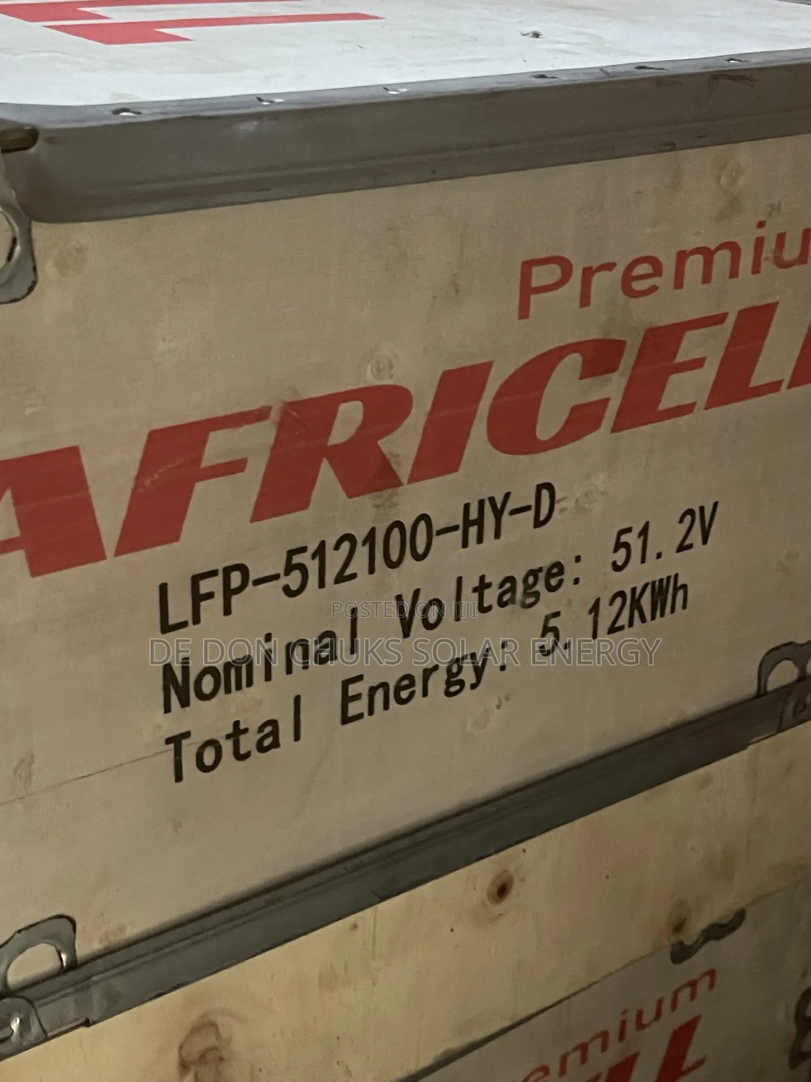 5kwh Africell Lithium Battery
