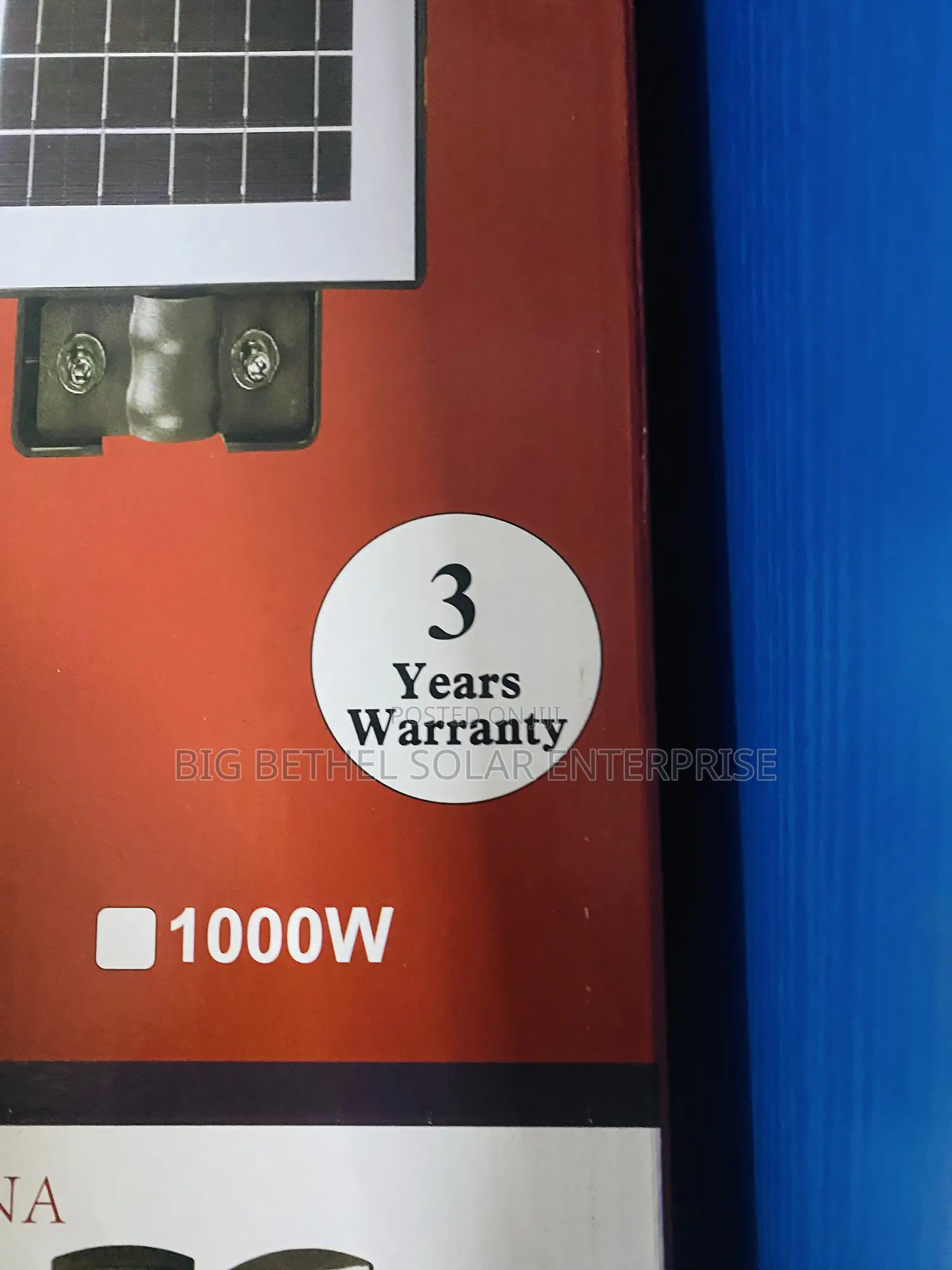 600w Bbse in One Solar Street Light Super Bright :Years Warranty