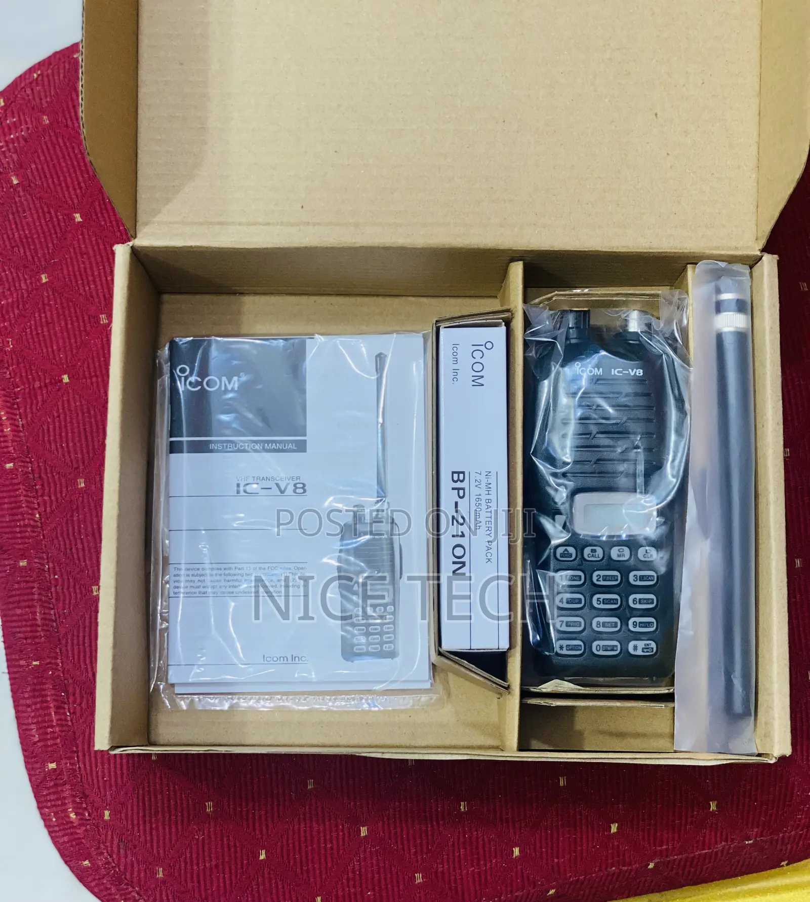 Icom V8 VHF Transceiver (Walkie Talkie)