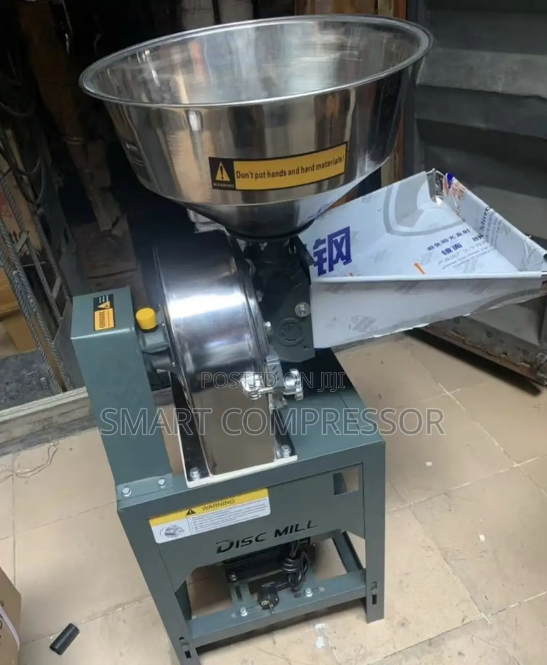 Electric Stainless Steel Disc Mill