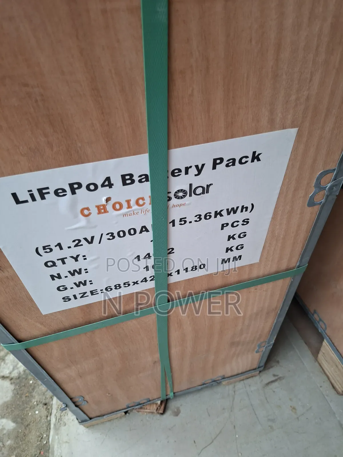 Choice Solar 15.36kwh/51.2v Lithium Battery
