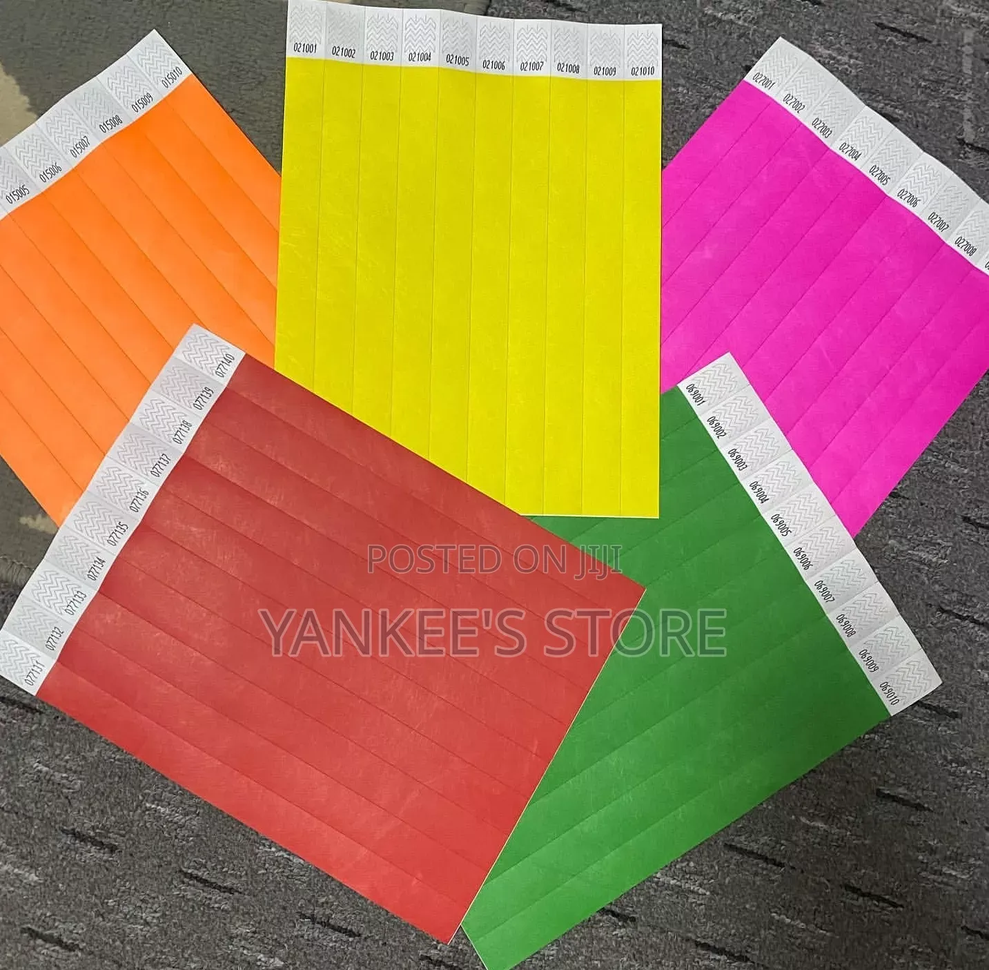 Quality Tyvek/Paper Wristbands