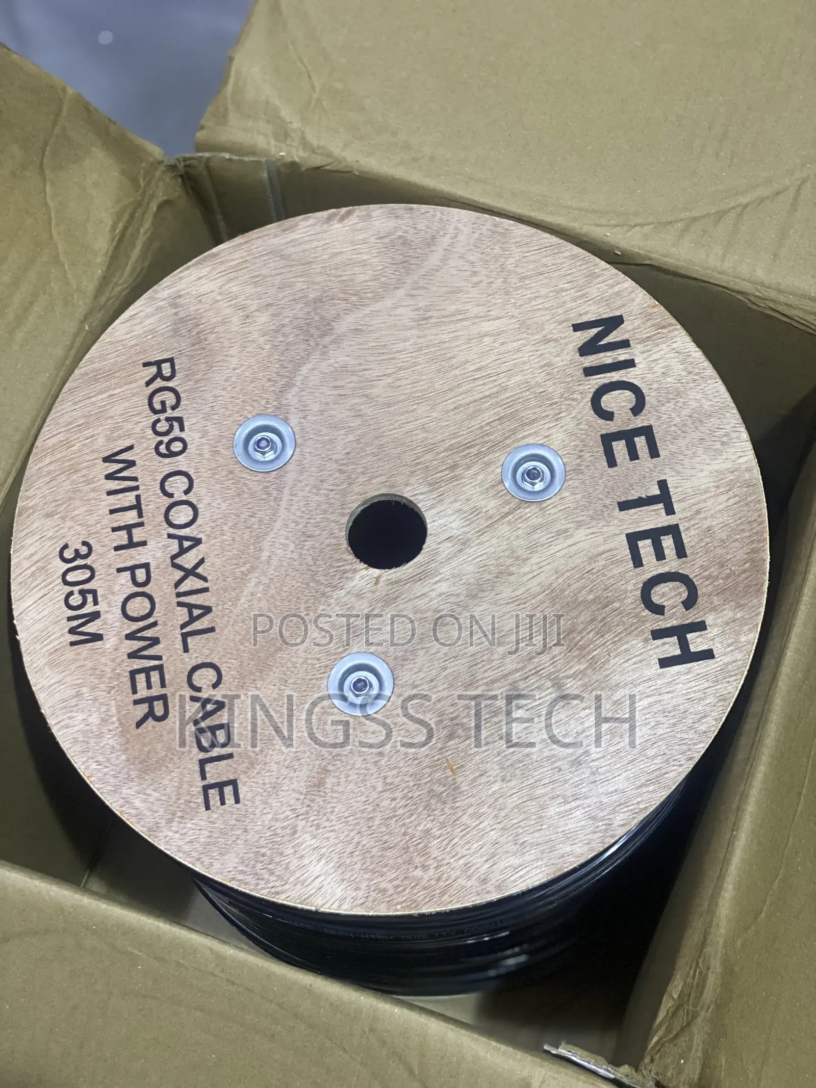 Rg59+Power Coaxial Cable 305 Meter.