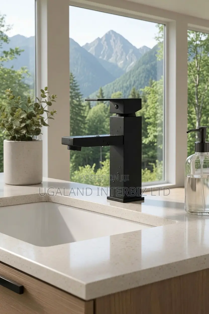 Luxury Matte Square Basin Tap