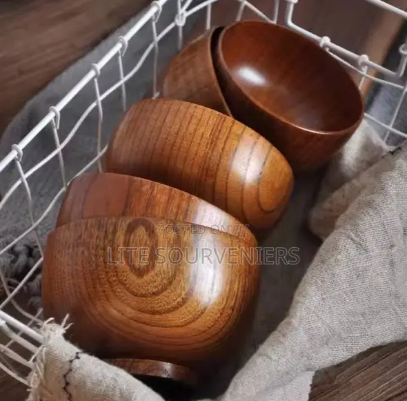 Wooden Soup Bowl