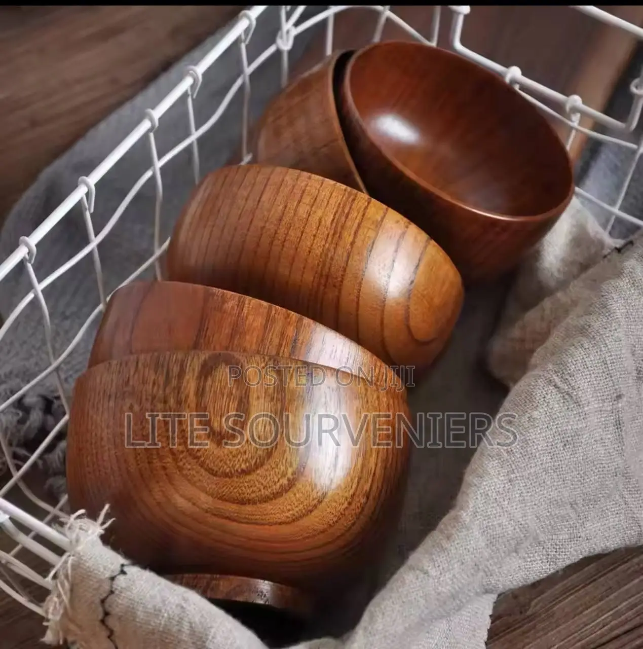 Wooden Soup Bowl