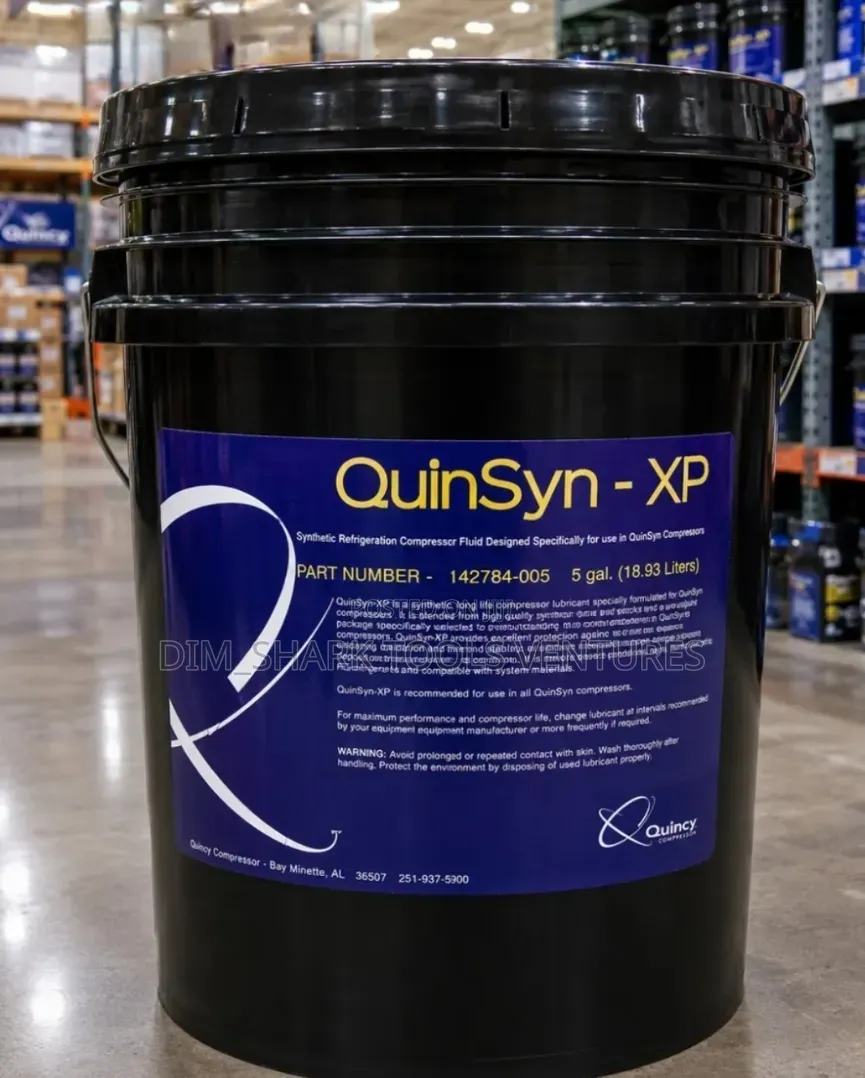 Gallon Pail of Quincy Compressor Quinsyn-Xp