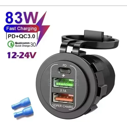 Usb 3.0 Fast Charging Connector 12v To 5v 12-24v Charger