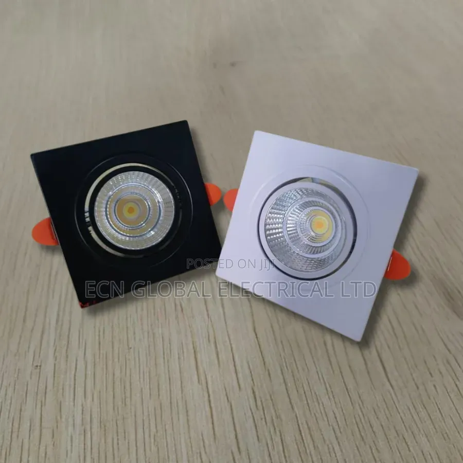Original Multi Color 3w Square Cob Led Downlight – Rotatable Spot.