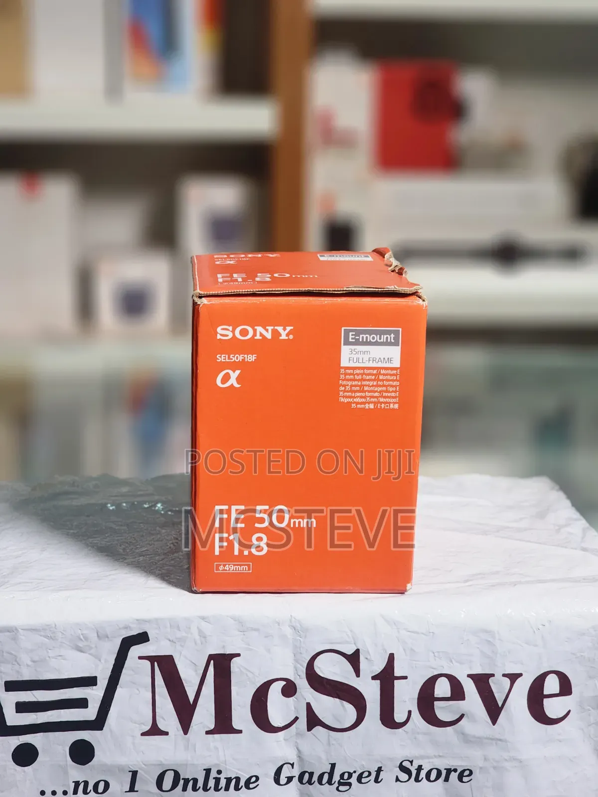 Sony Fe 50mm F1.8 E-Mount Lens