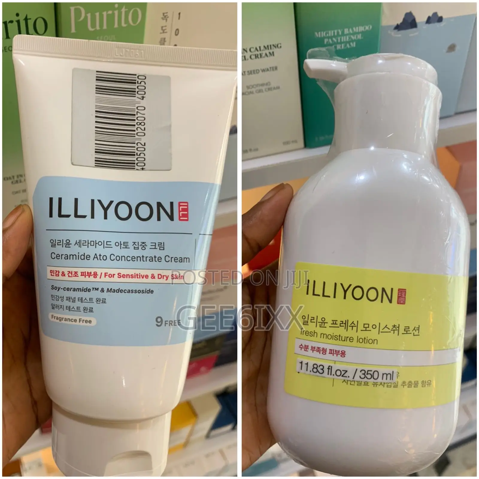 Illiyoon Ceramide Ato Cream Fresh Moisture Lotion 350ml Korean