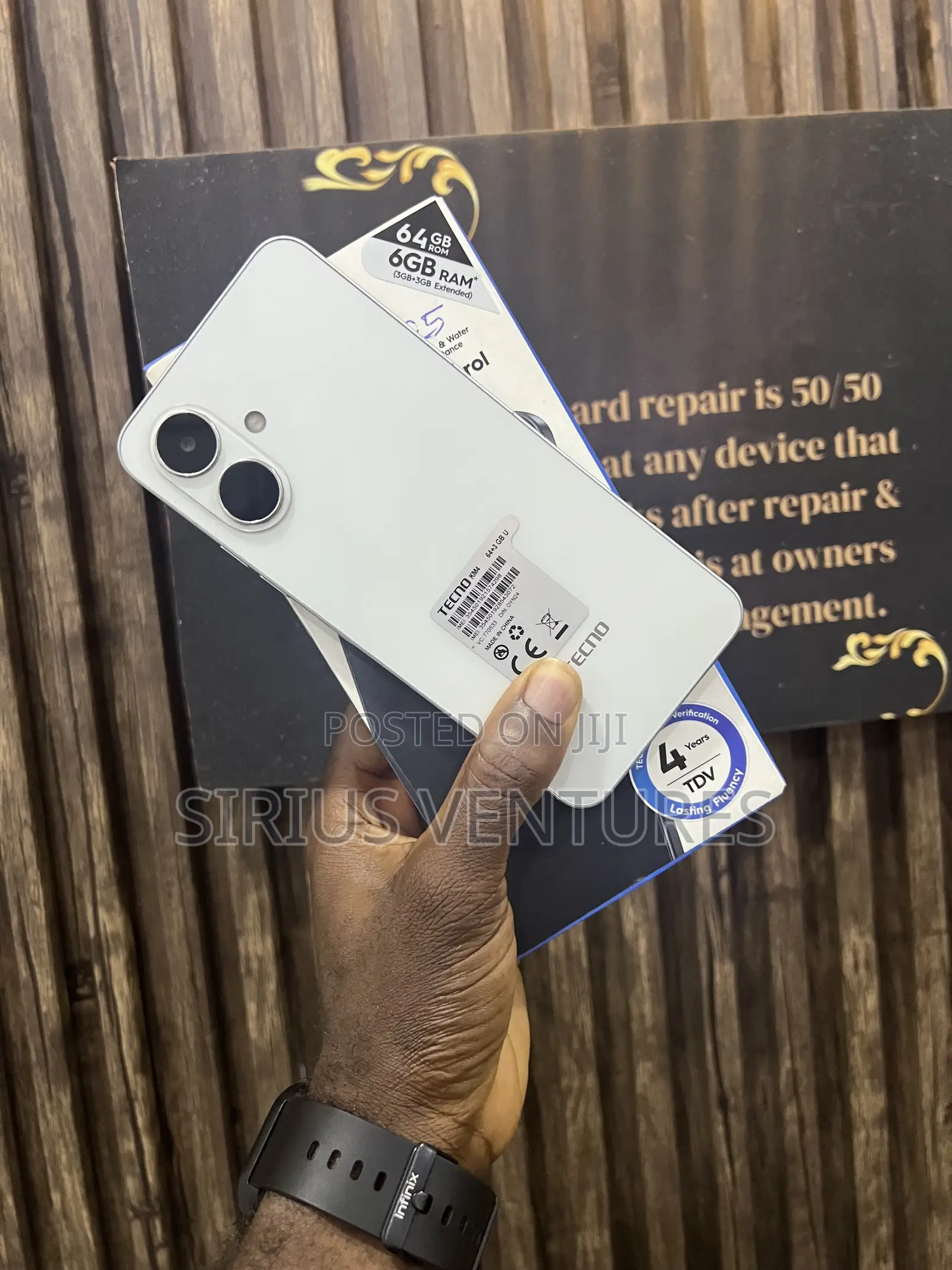 Tecno Pop 10 64 GB White
