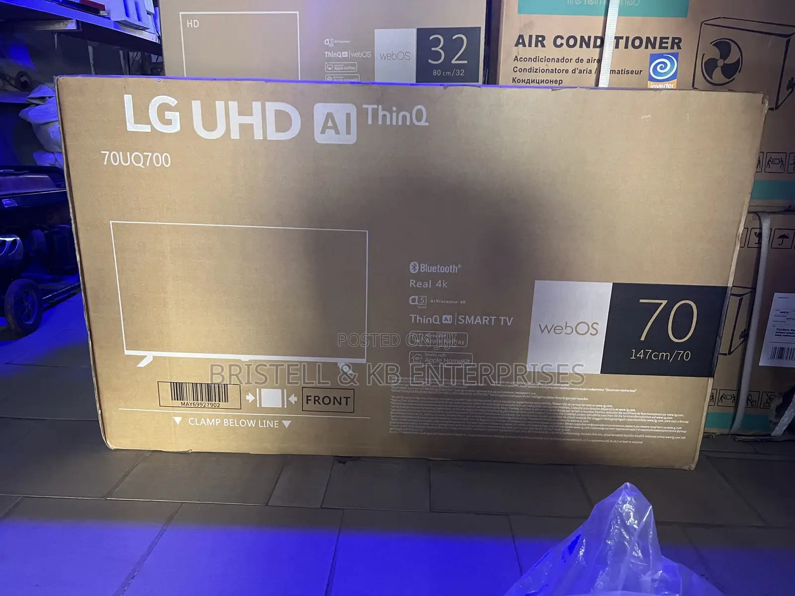 Original Lg Uhd Thinq Ai Smart Tv 70uq700 With Bluetooth and Netflix