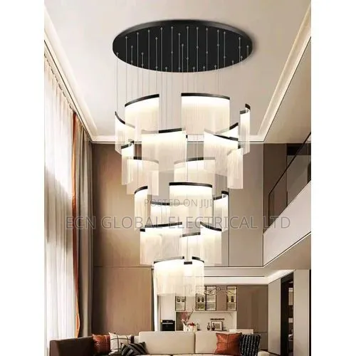 Modern Luxury Led Chandelier –Suspended Acrylic Design for Living Room