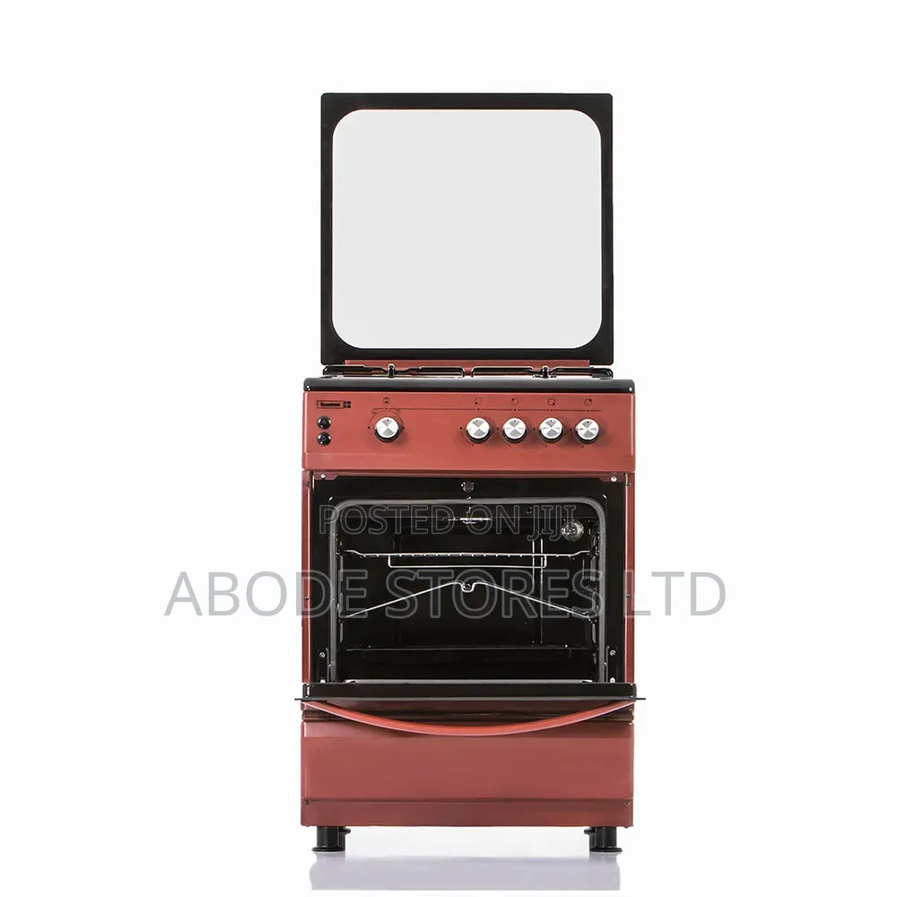 Scanfrost Gas Cooker/60x60/Ck6302r/3gas 1e/Burgundy
