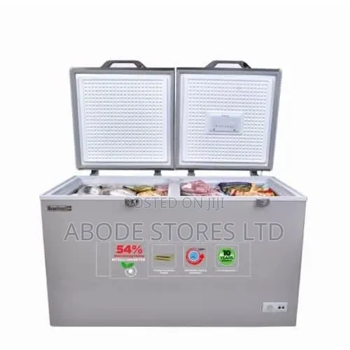 Scanfrost 400l Energy Savings Inverter Double Door Chest Freezer