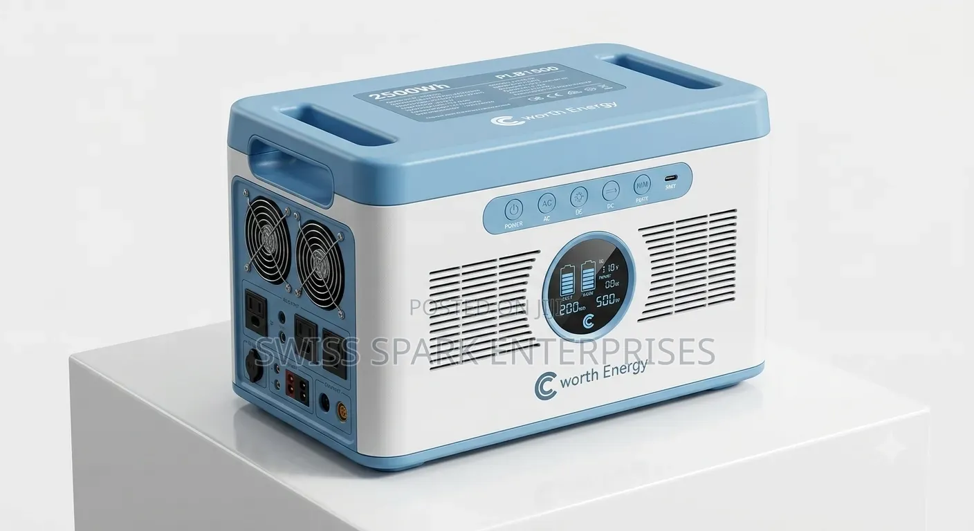 Brand New Cworth Energy 2.5kwh Portable All-in-one Solar Generator
