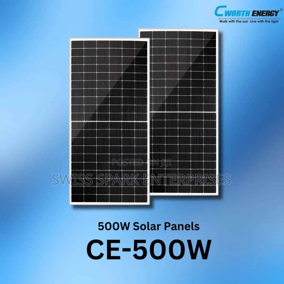 Cworth Energy 500w Monocrystalline Solar Panel (Ce-500w)