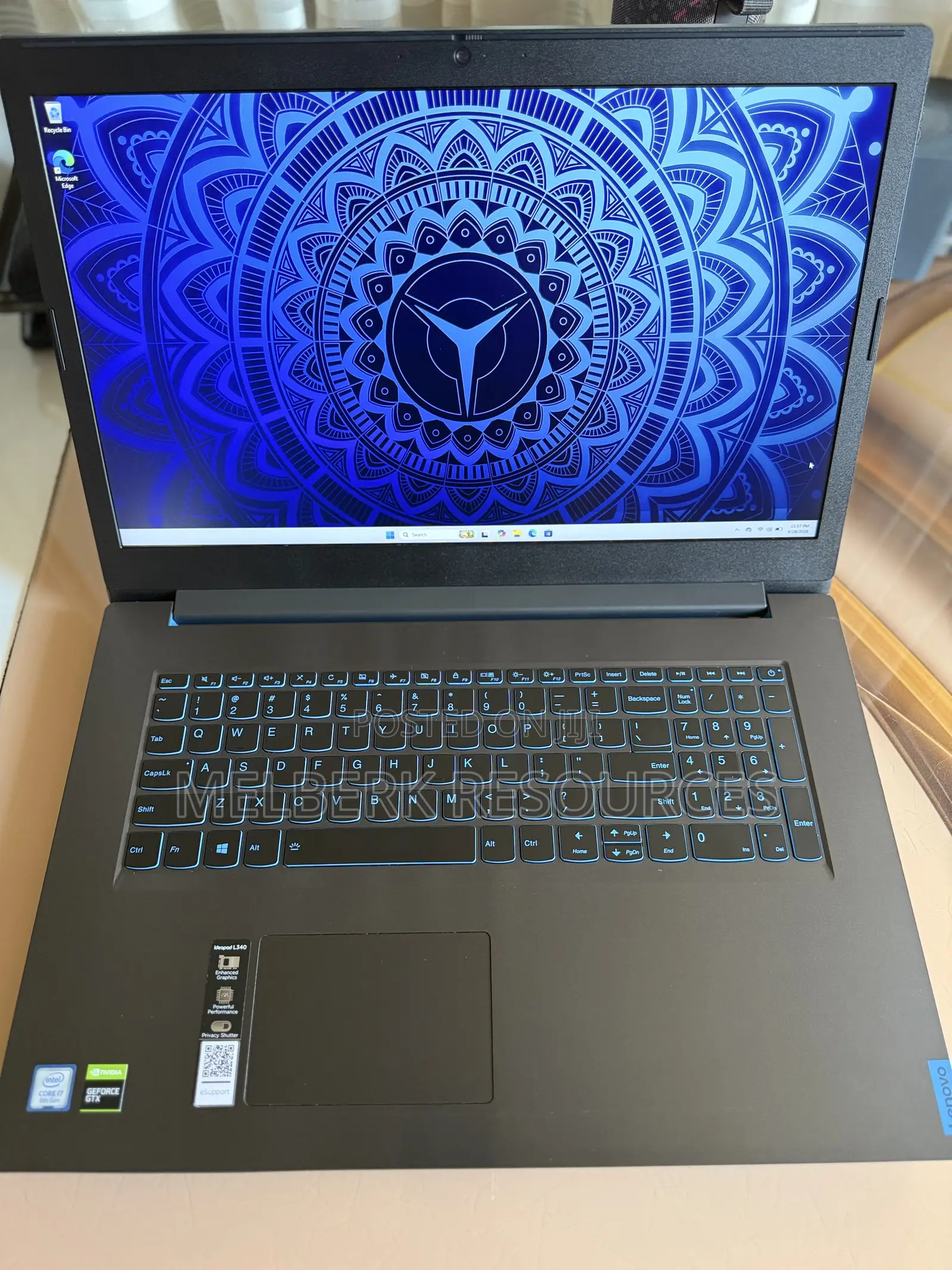 Laptop Lenovo IdeaPad L340 8GB Intel Core i7 HDD+SSD 1T