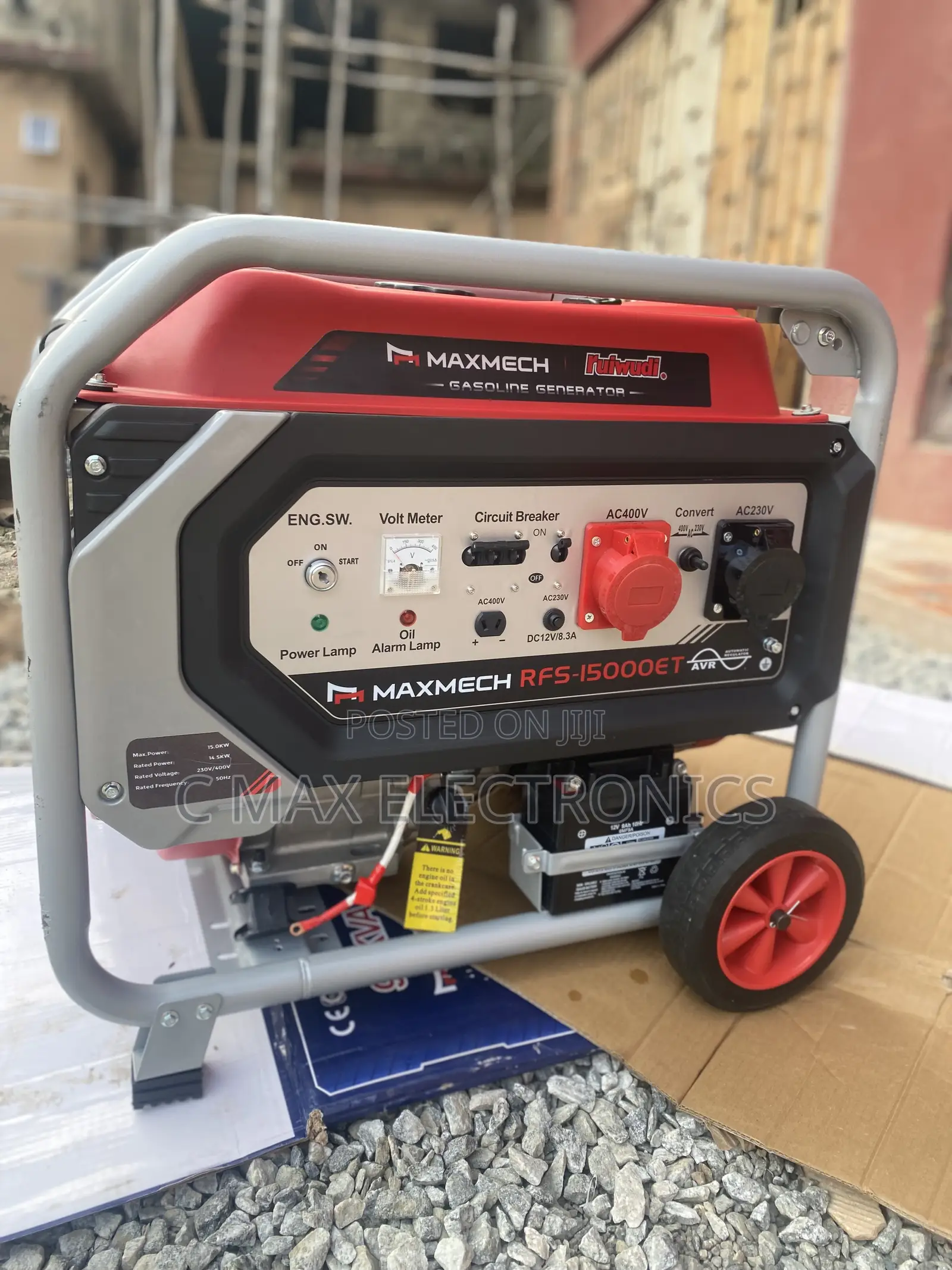 Maxmech 15kva Three Phase Petrol Generator