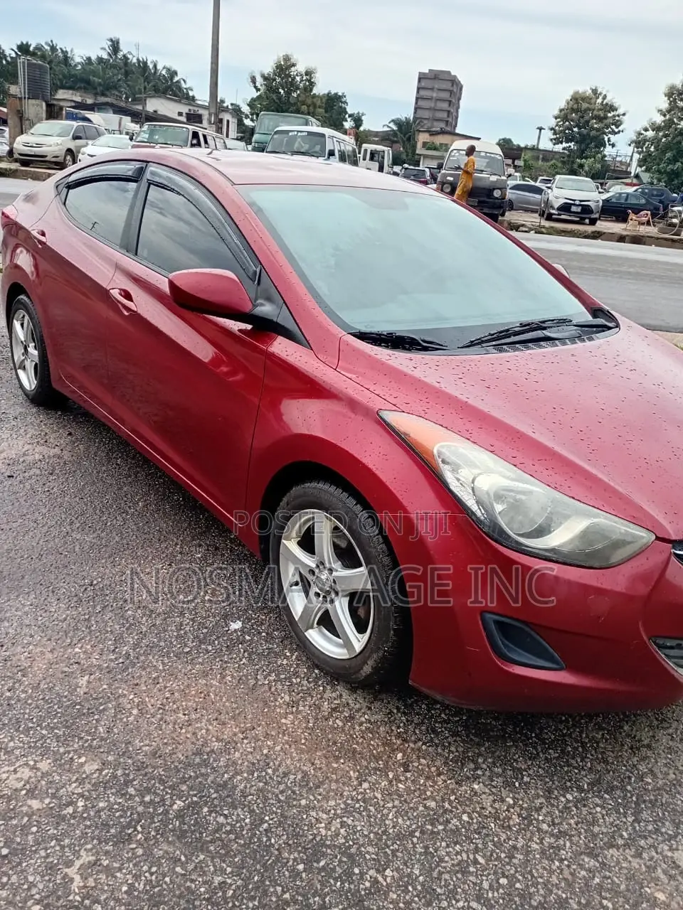 Hyundai Elantra GLS Sedan FWD (1.8L 4cyl 6M) 2013 Burgundy
