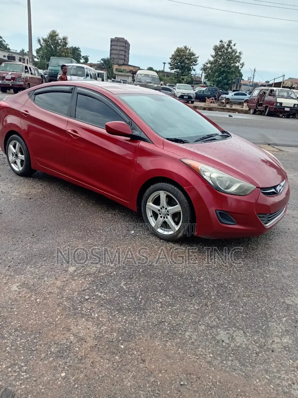 Hyundai Elantra GLS Sedan FWD (1.8L 4cyl 6M) 2013 Burgundy
