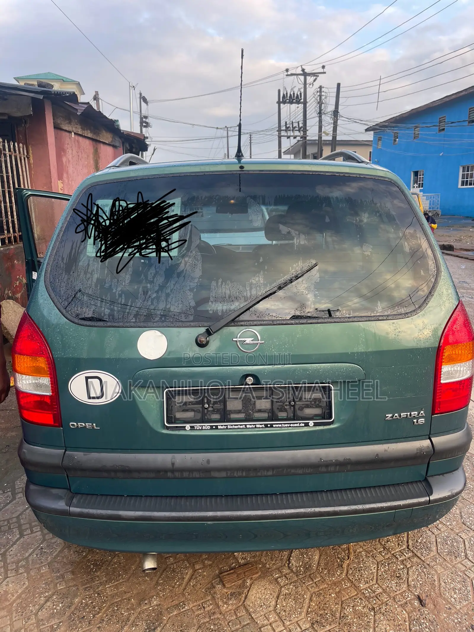 Opel Zafira 1.6 2004 Green