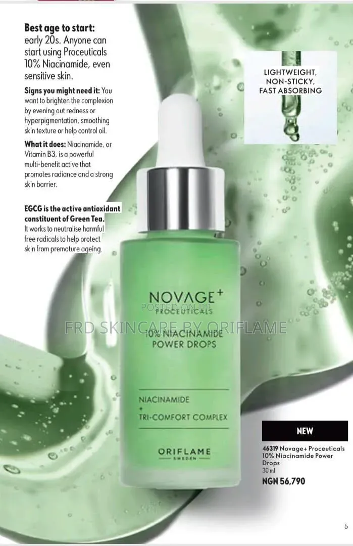 *Novage+ Proceuticals 10% Niacinamide Power Drops