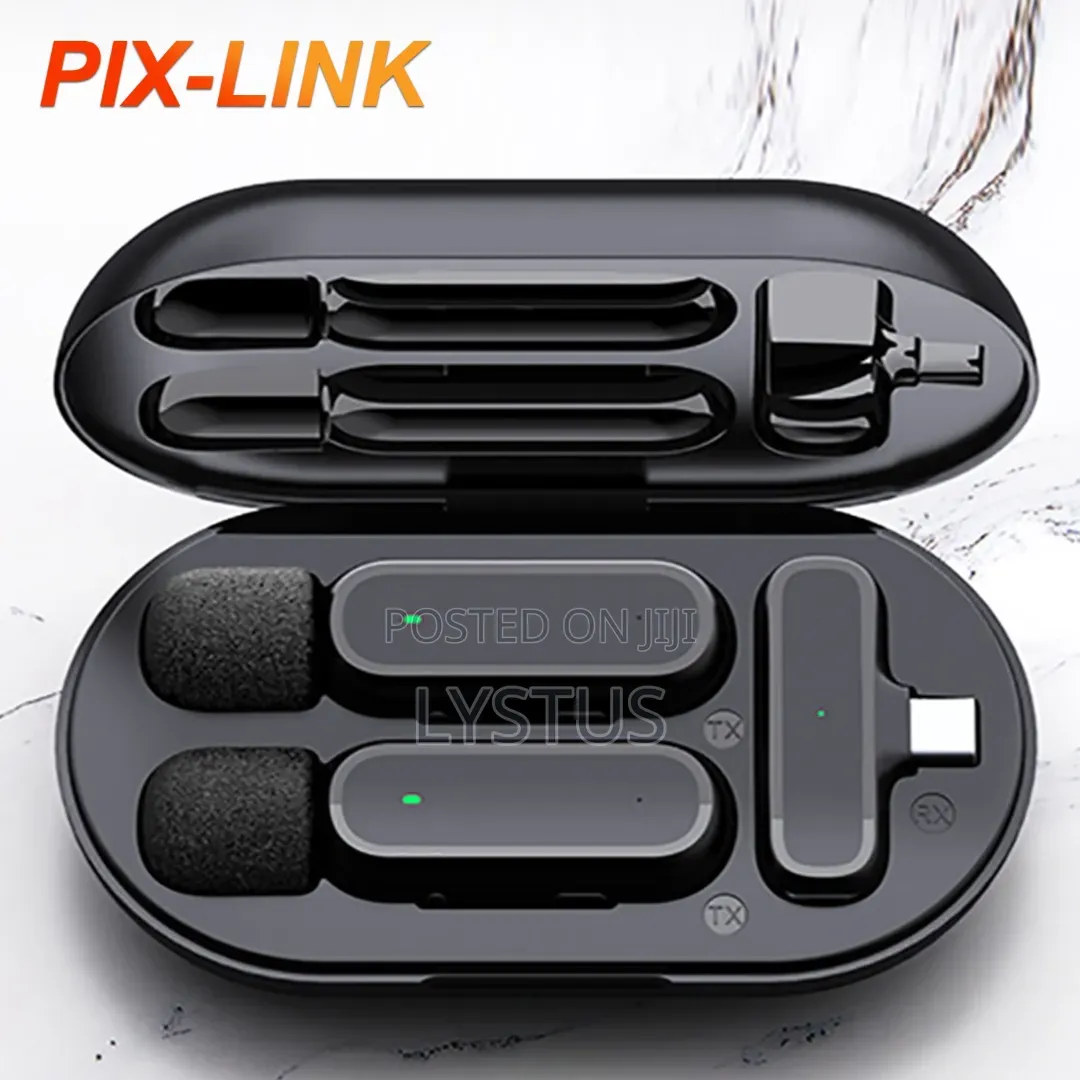  Dual Wireless Lavalier Microphone System