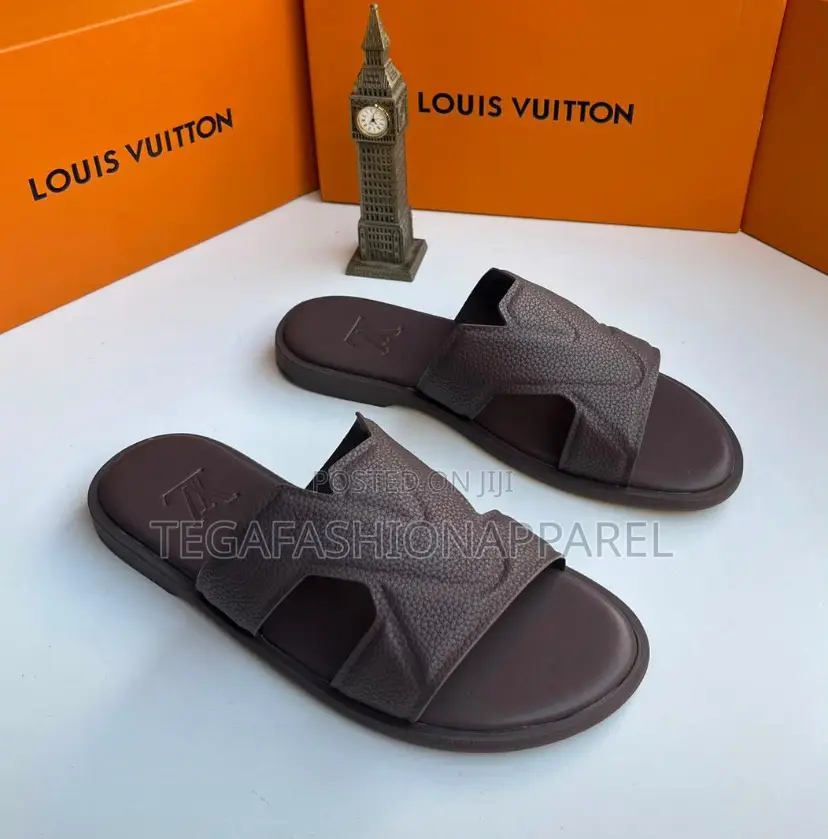 Louis Vuitton Quality Leather Slide Pam
