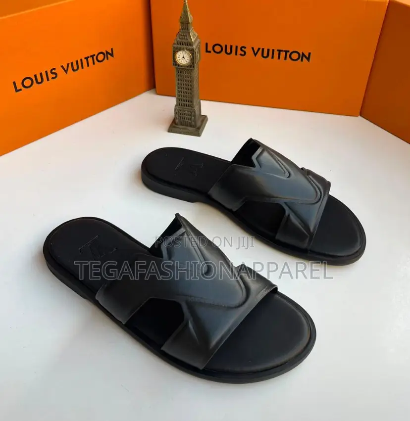 Louis Vuitton Quality Leather Slide Pam
