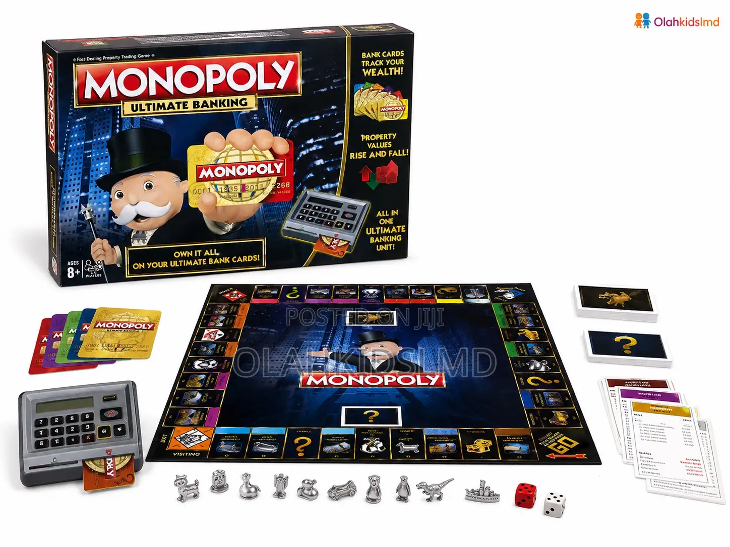 Monopoly Ultimate Banking Board Game With Electronic Banking Unit